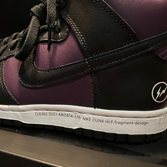 NIB Nike Dunk High x Fragment Beijing - Picture 7 of 10